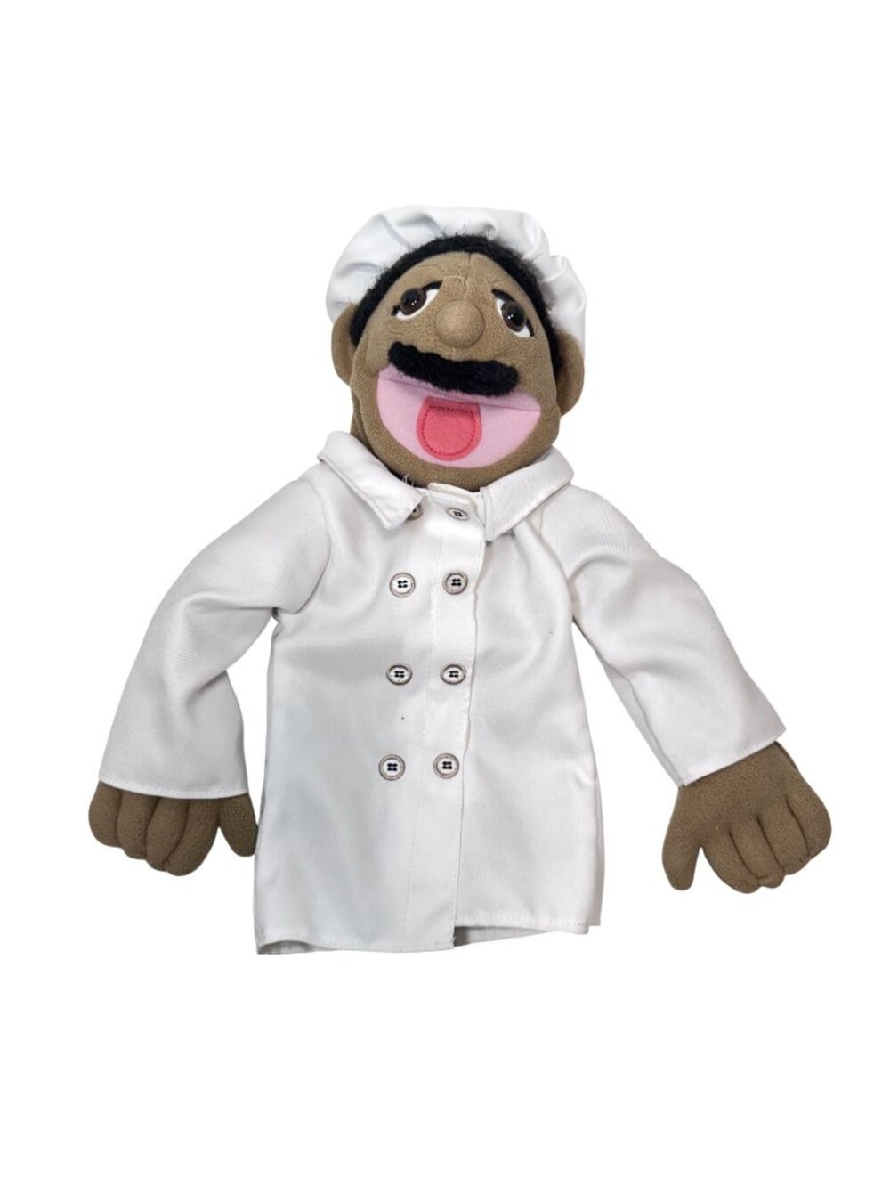 Melissa & Doug Chef Alfredo “Al” Dente Hand Puppet Plush 15” 2553 No Wooden Rod